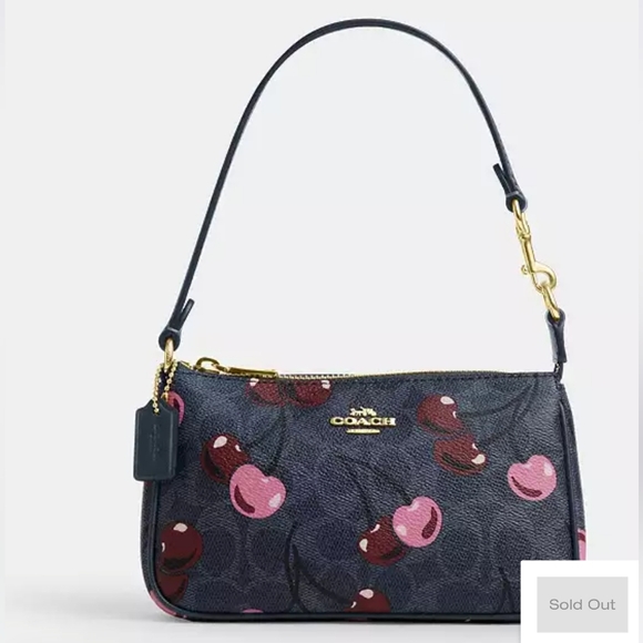 Coach Nolita 19 Cherry Print Shoulder Bag